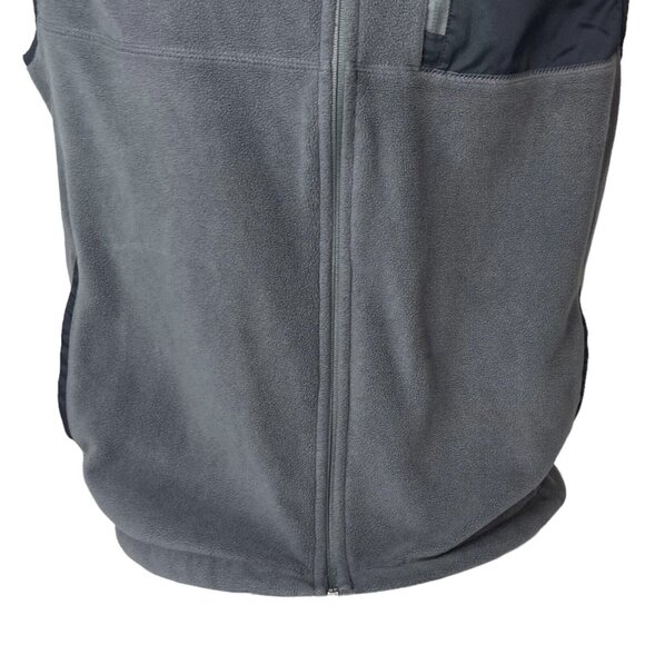 Greg Norman Tasso Elba Golf Vest Mens Medium Gray Fleece Zip - Picture 5 of 10